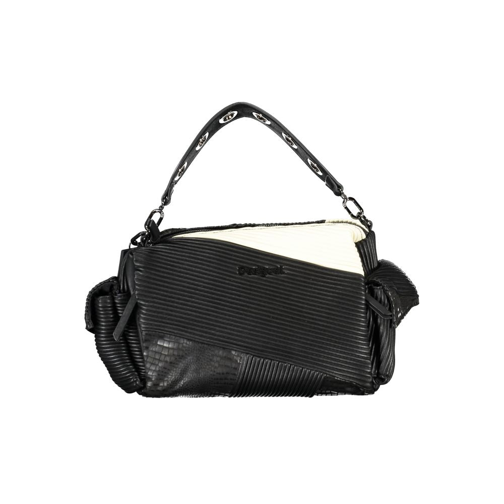 Nero Polyurethane Women Handbag - ventzia