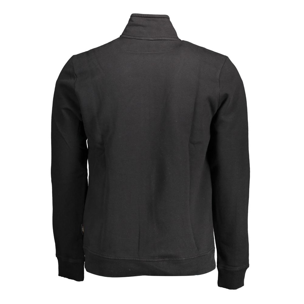 Black Cotton Sweatshirt