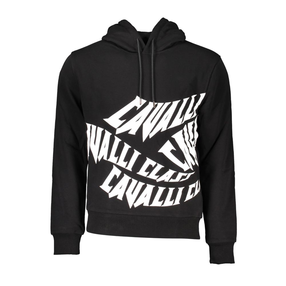 Black Cotton Men's Sweatshirt - ventzia