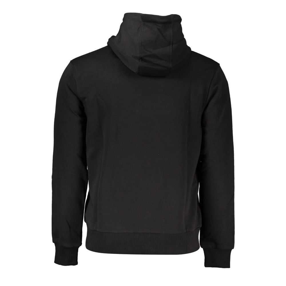 Black Cotton Men's Sweatshirt - ventzia