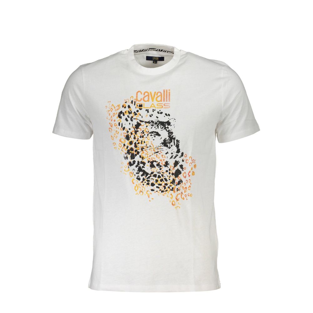 White Cotton Men's T-Shirt - ventzia