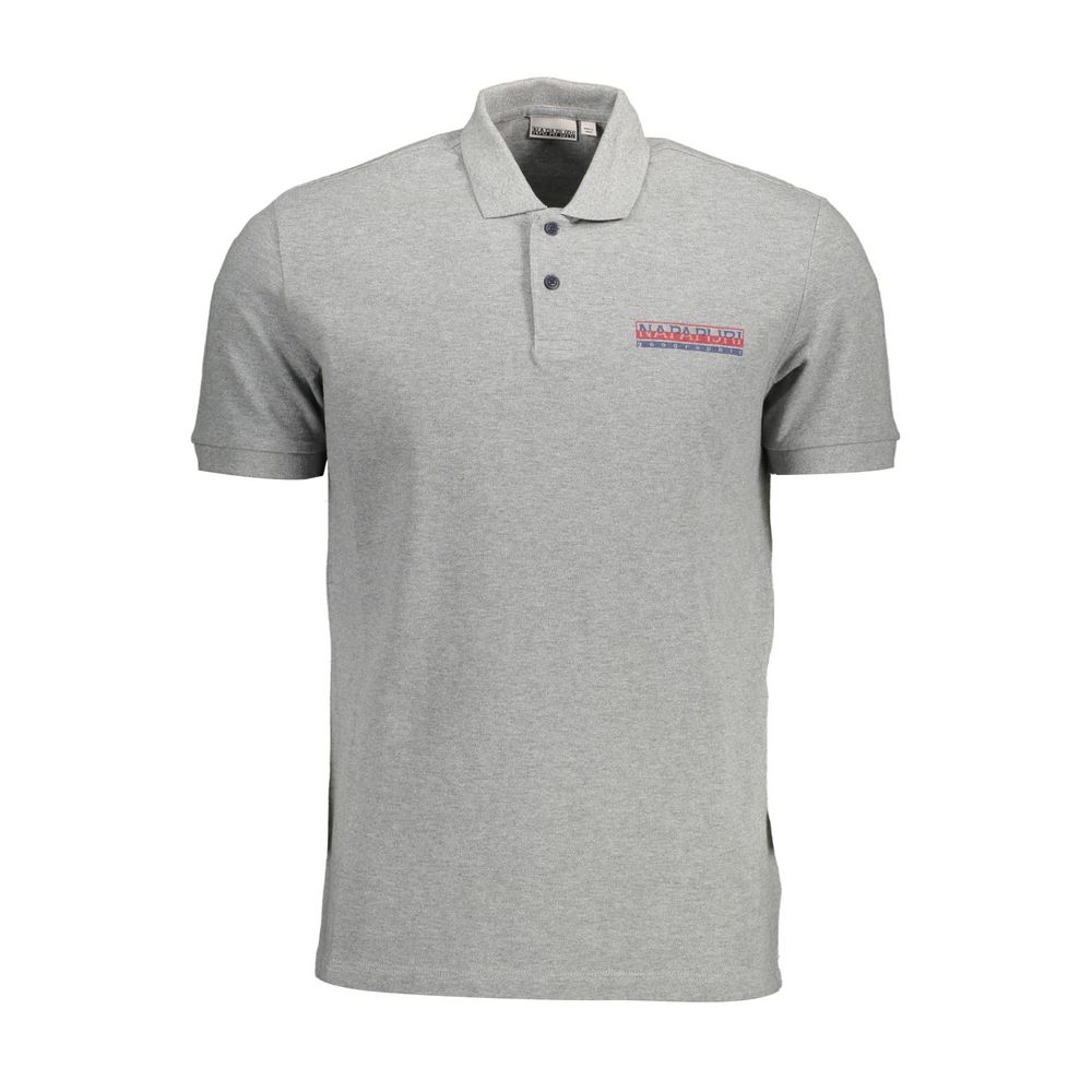 Grigio Cotton Men's Polo - ventzia