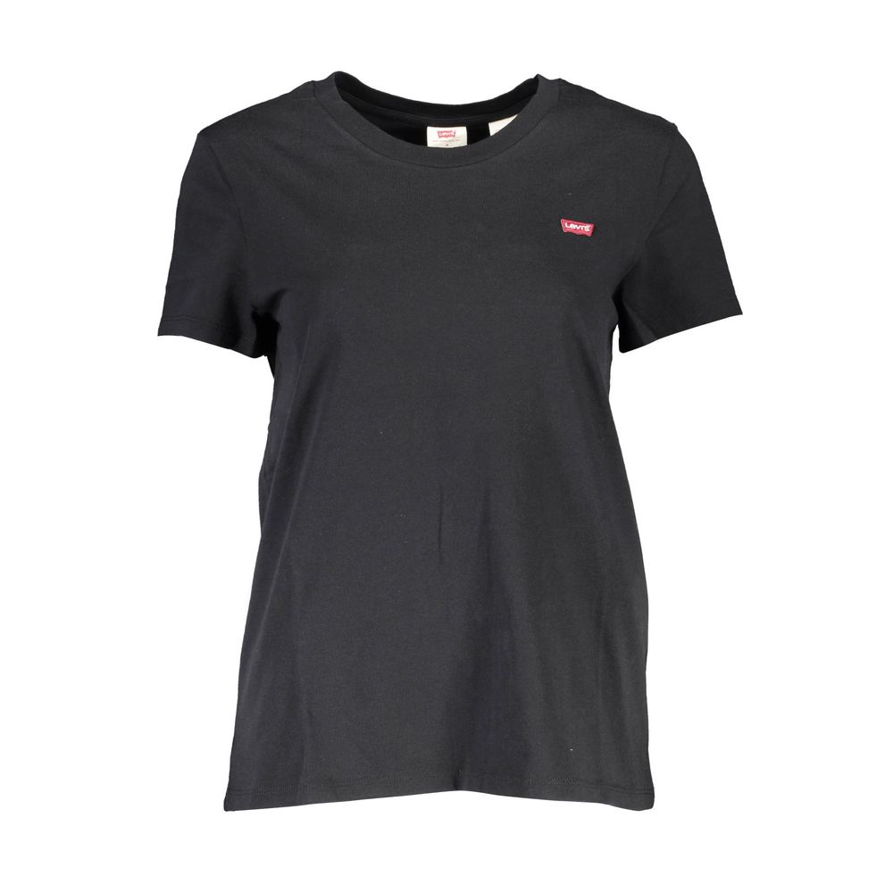 Black Cotton T-Shirt