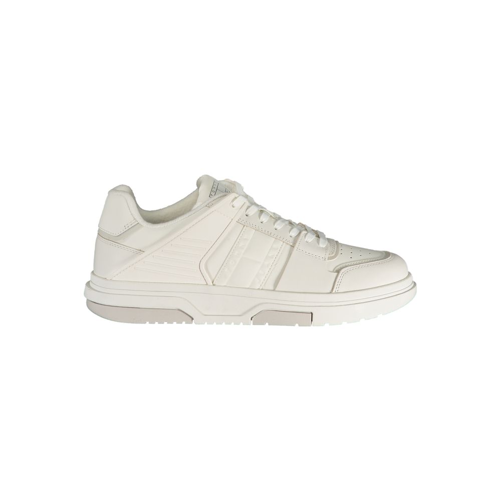 Bianco Poliuretano Men Sneaker - ventzia