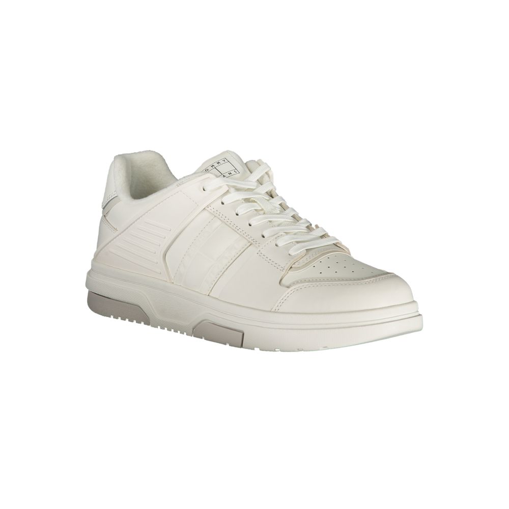 Bianco Poliuretano Men Sneaker - ventzia