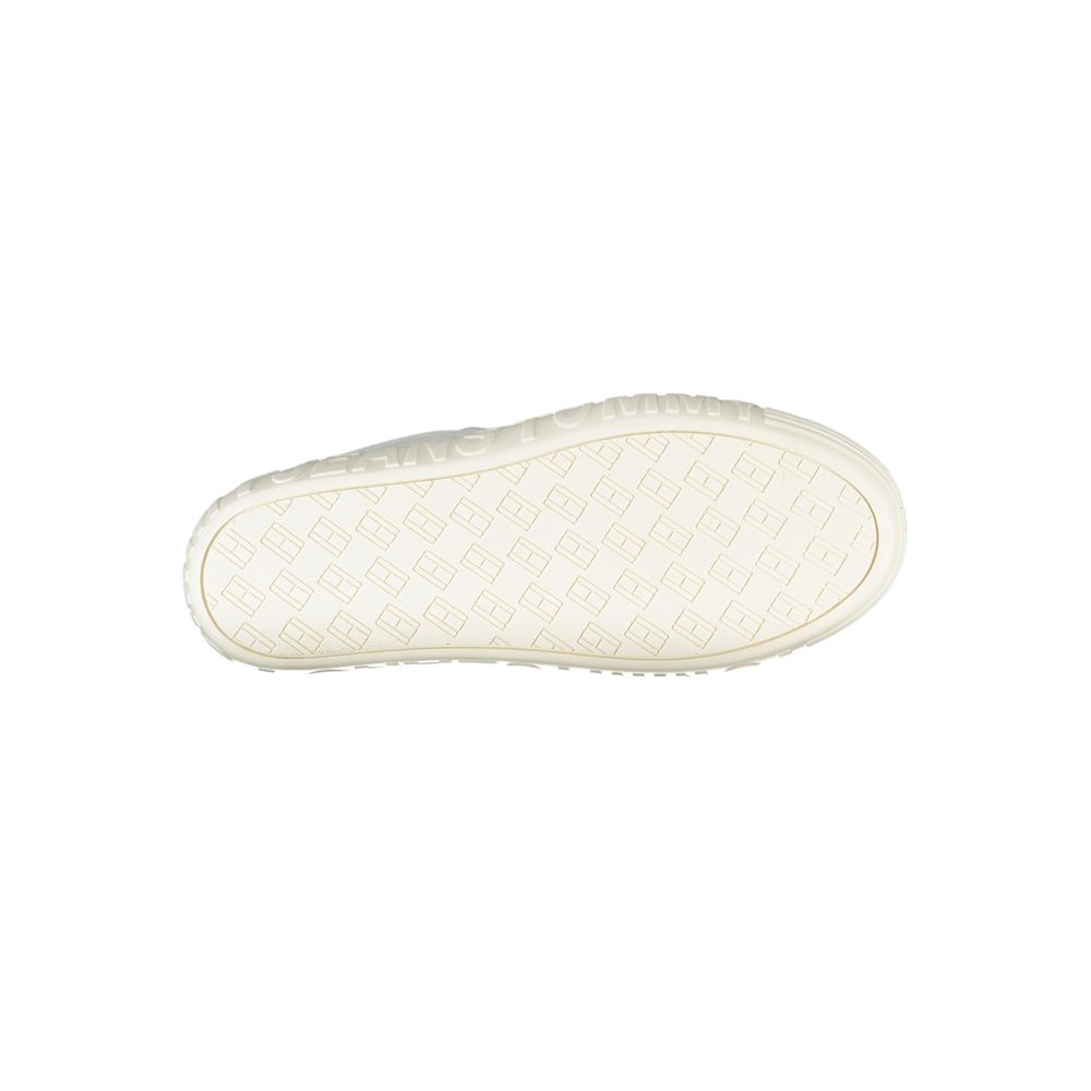 White Leather Women Sneaker - ventzia