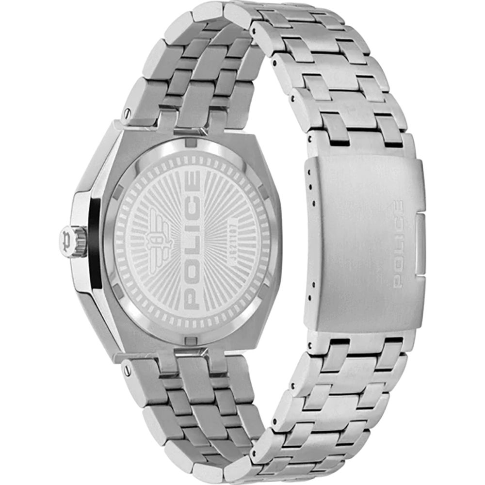 Silver Stainless Steel Dress Watch - ventzia