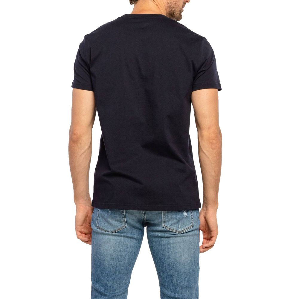 Blue Cotton T-Shirt - ventzia