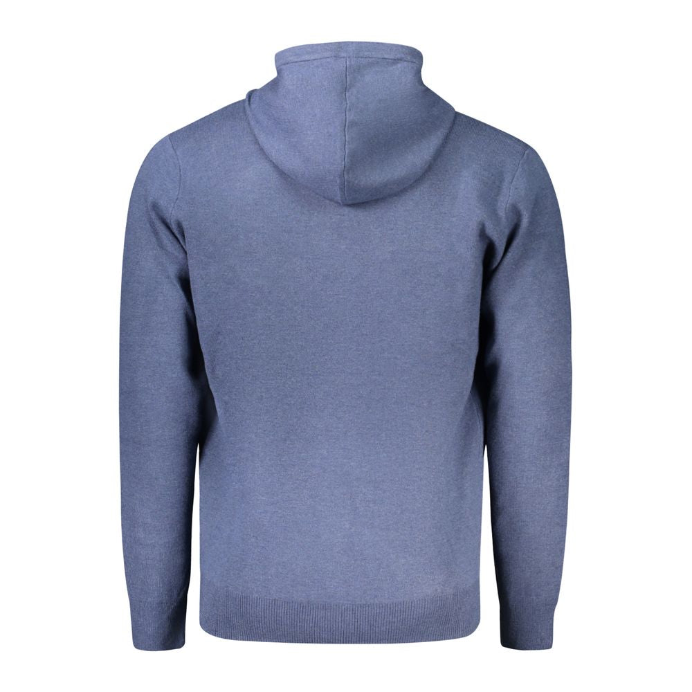 Blue Polyamide Men Cardigan - ventzia