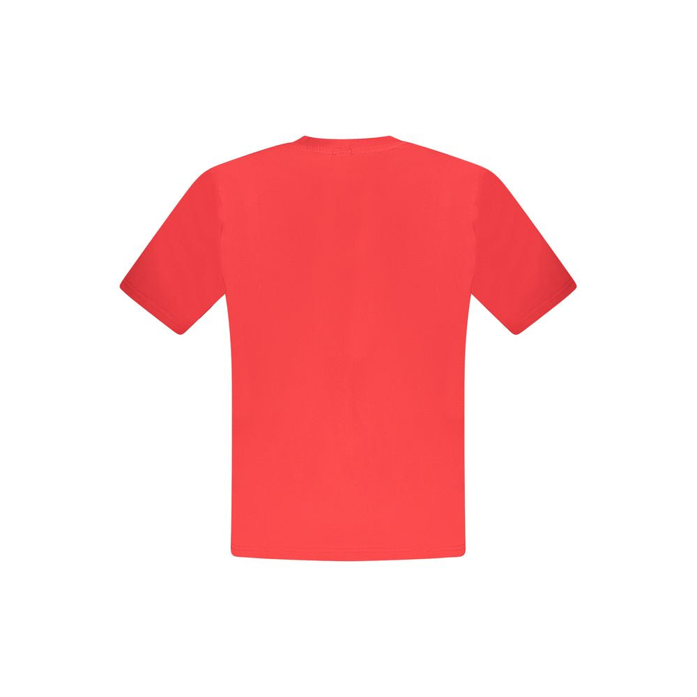 Red Cotton Men T-Shirt - ventzia