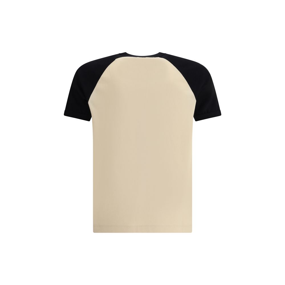 Cream Cotton T-Shirt - ventzia