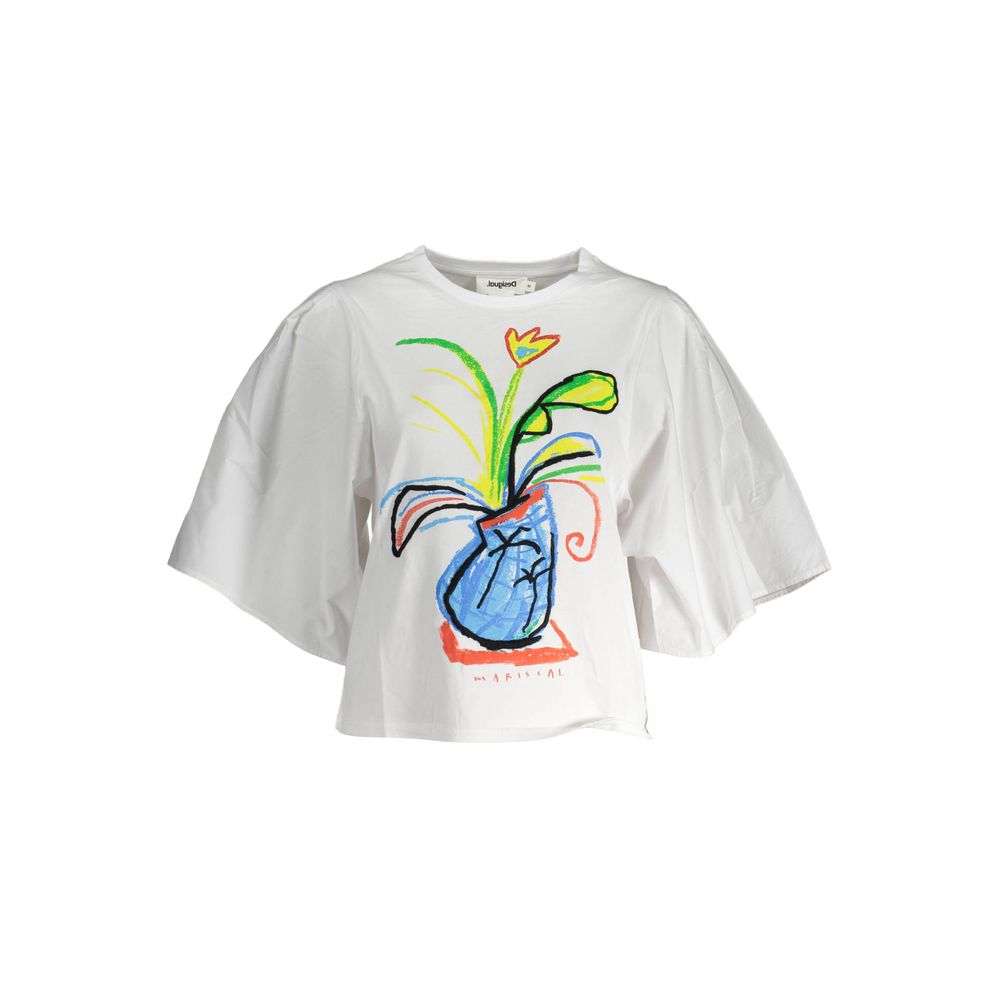 White Cotton Women Top - ventzia