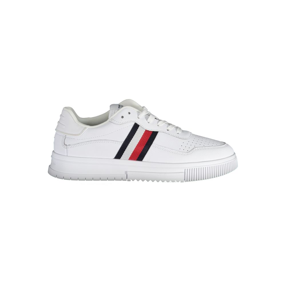 White Leather Men Sneaker - ventzia