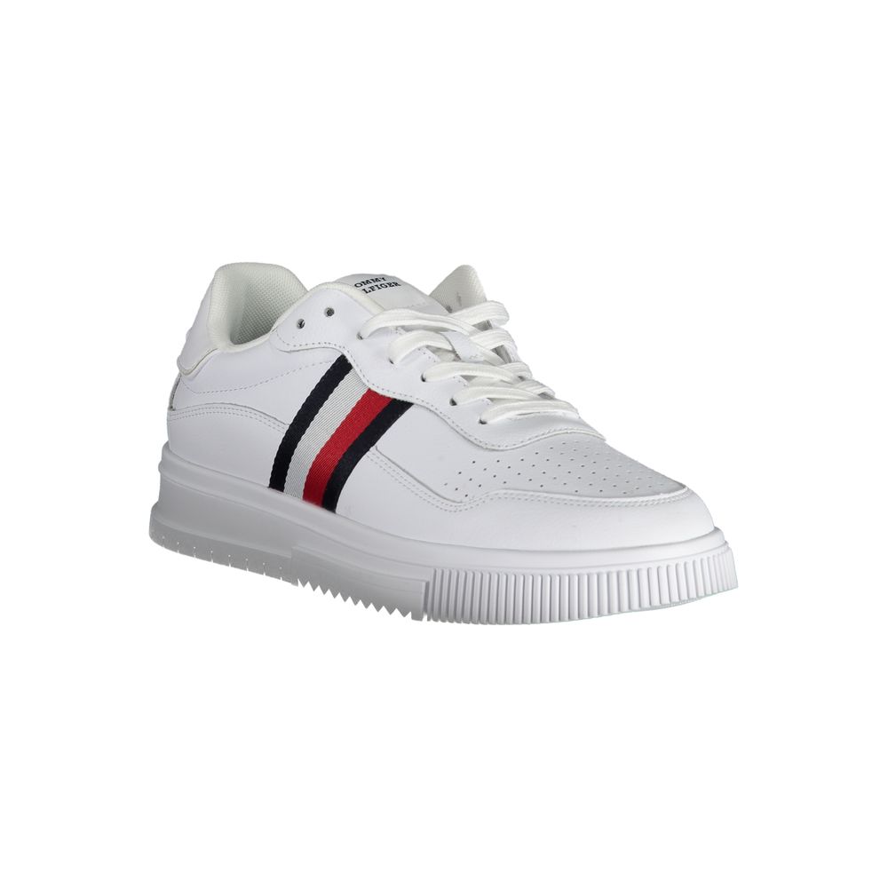 White Leather Men Sneaker - ventzia