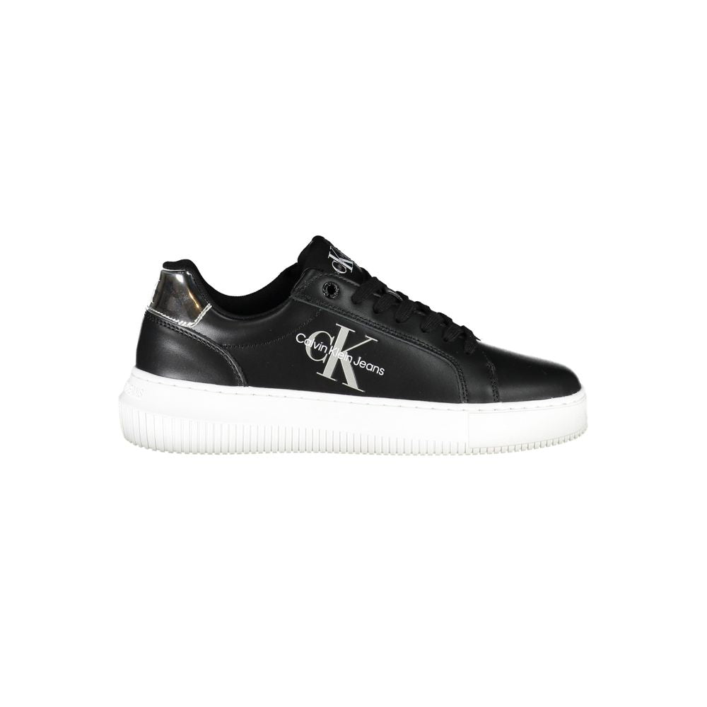 Nero Leather Women Sneaker - ventzia