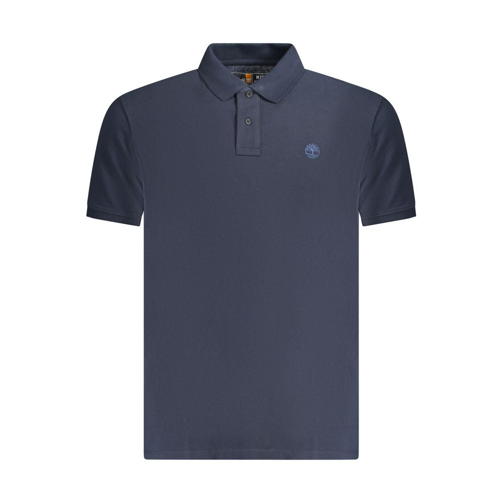 Blu Cotton Men Polo - ventzia