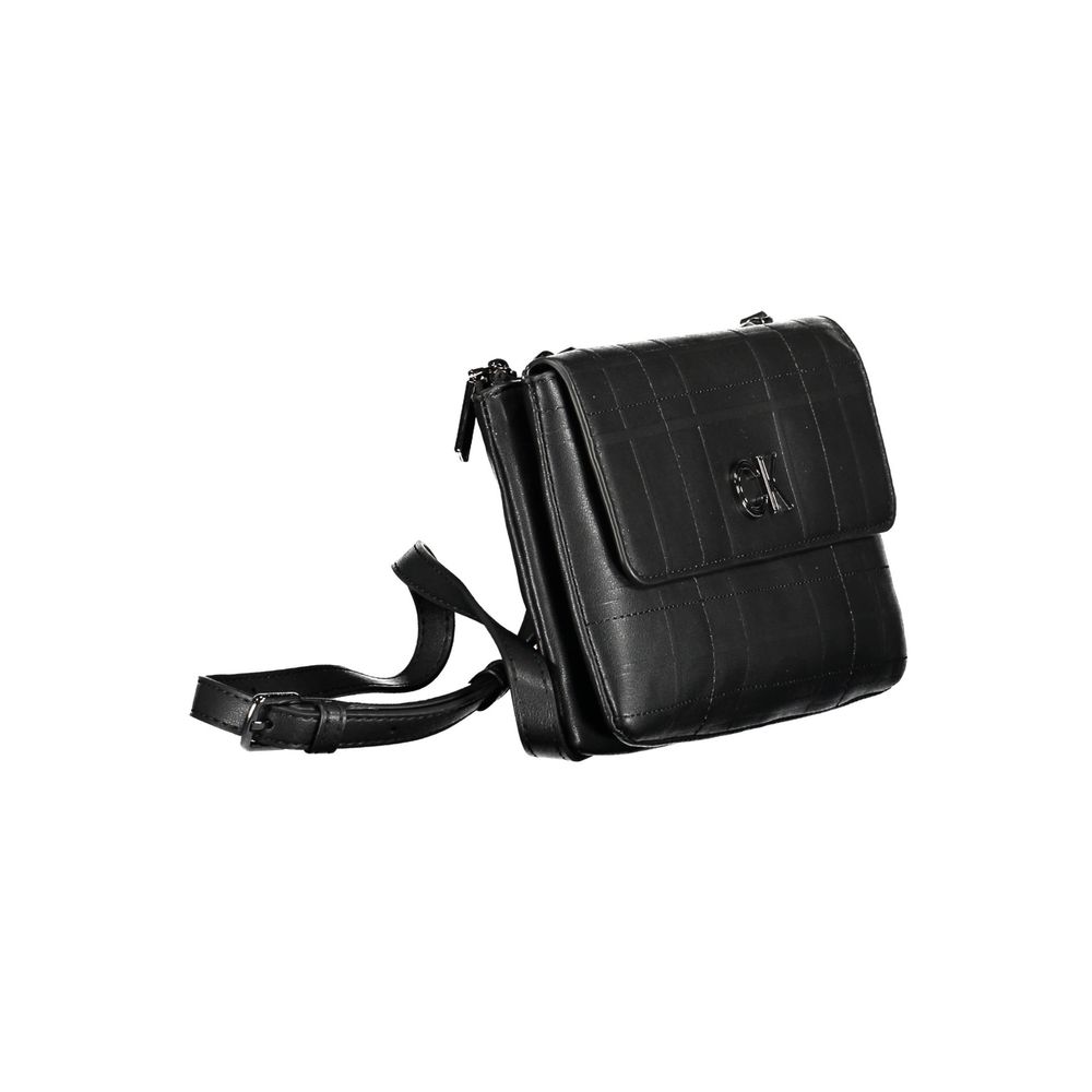Nero Polyester Women Shoulder Bag - ventzia
