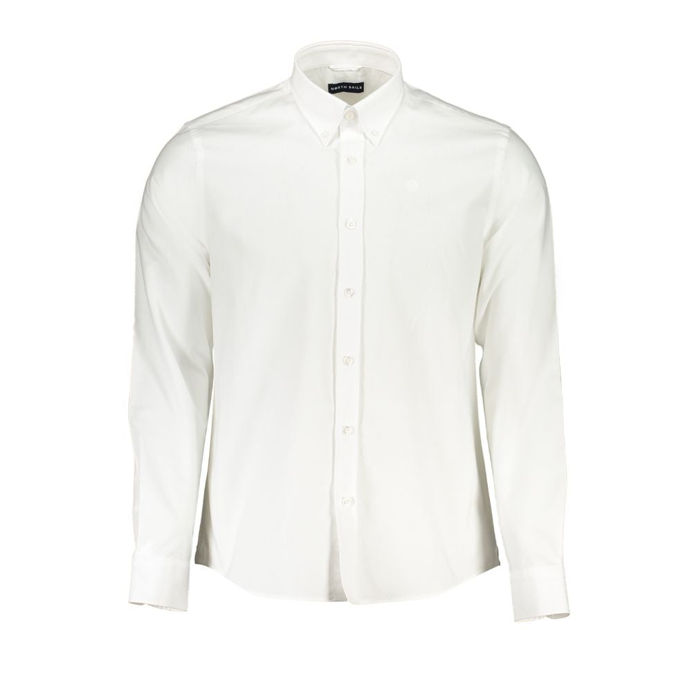 White Cotton Men's Shirt - ventzia