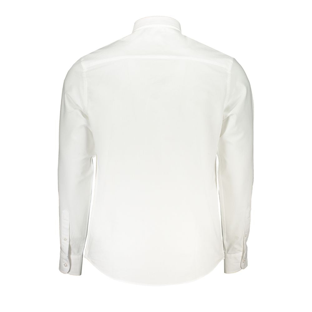 White Cotton Men's Shirt - ventzia