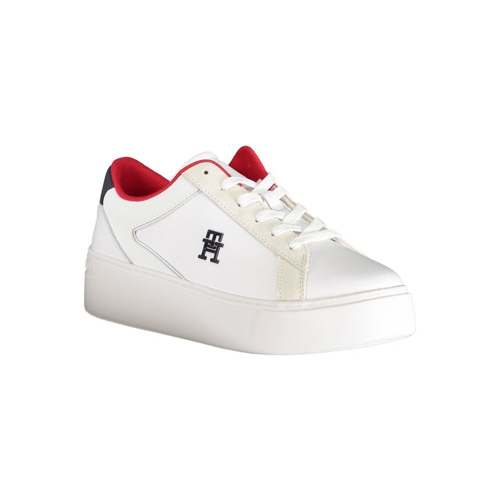 Bianco Poliuretano Woman Sneaker - ventzia
