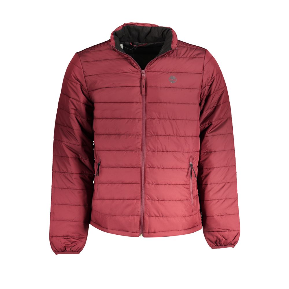Red Polyester Jackets & Coat