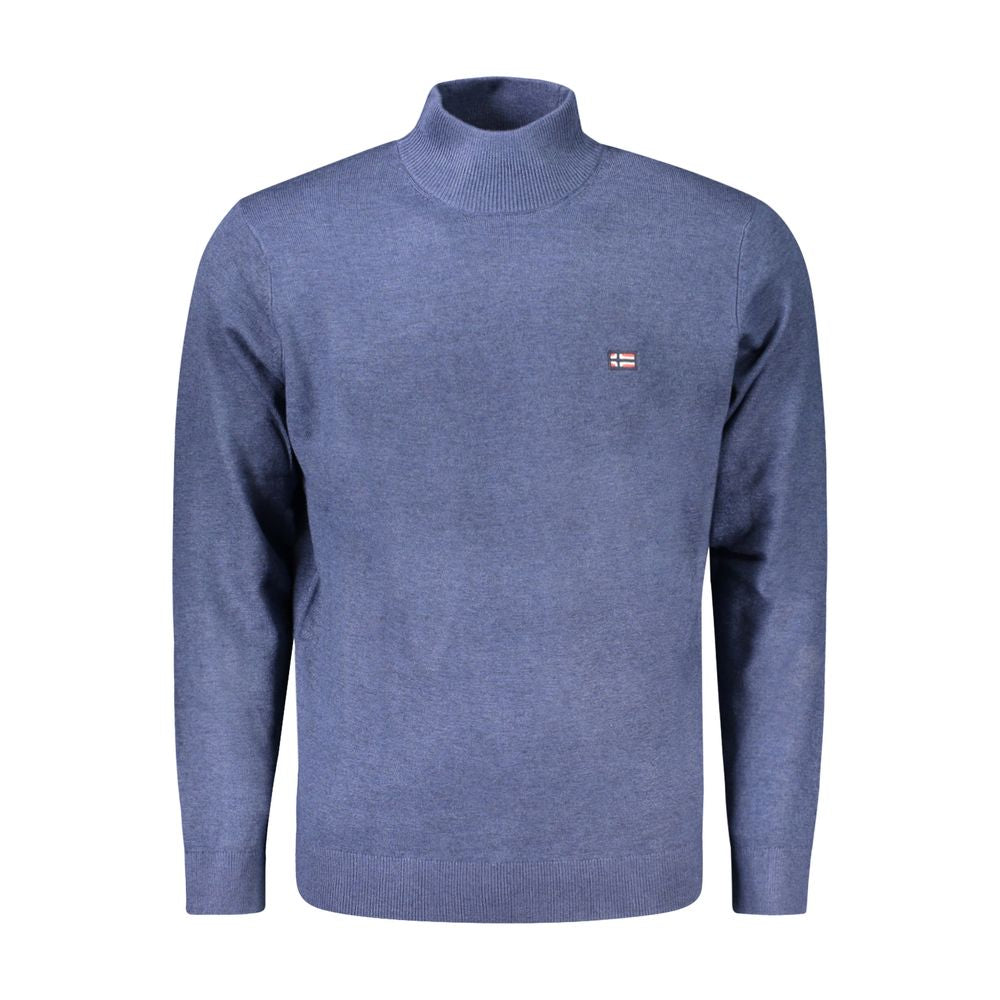 Blue Polyamide Men's Sweater - ventzia