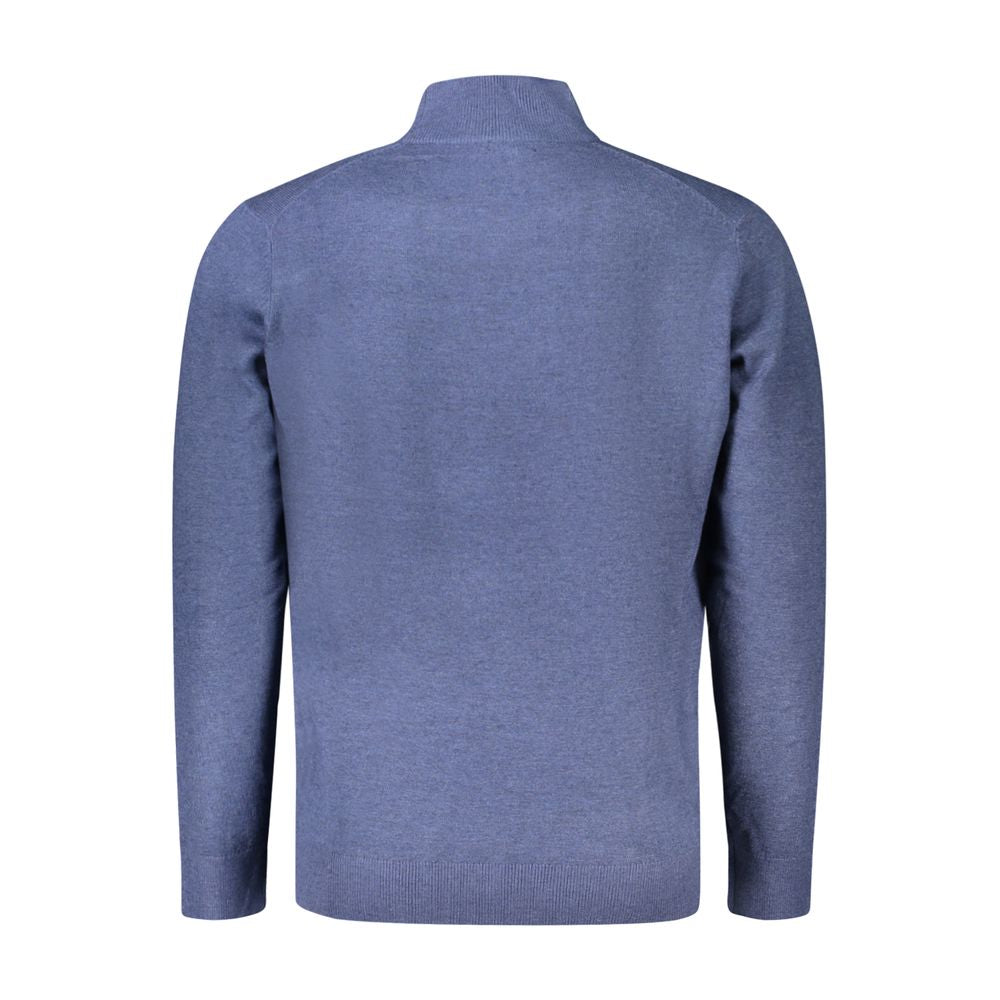 Blue Polyamide Men's Sweater - ventzia