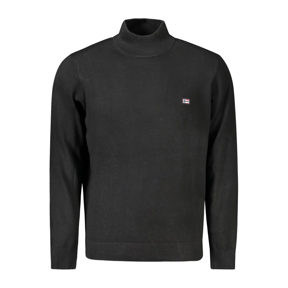 Nero Poliammide Men Sweater - ventzia