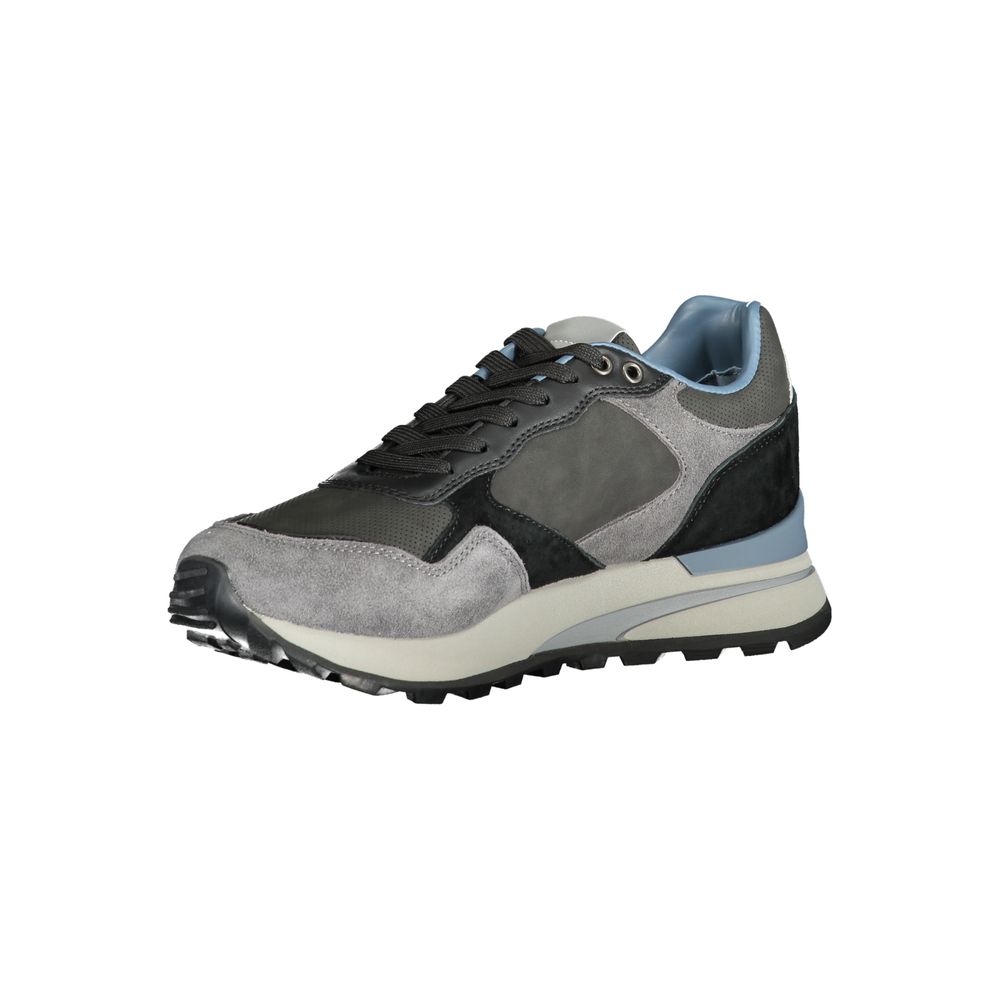 Gray Polyester Sneaker