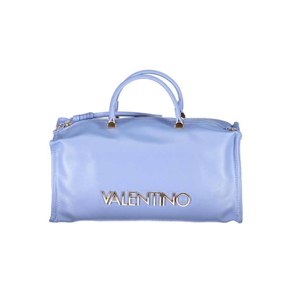 Azzurro Polyurethane Women Handbag - ventzia