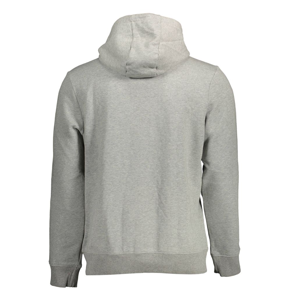 Gray Cotton Men's Hoodie - ventzia