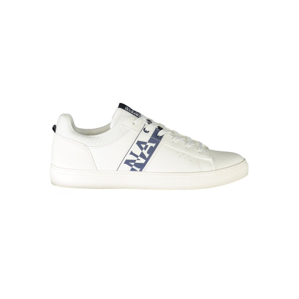 White Polyester Sneaker