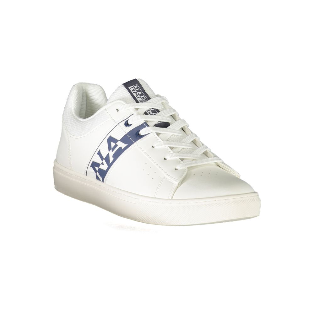 White Polyester Sneaker