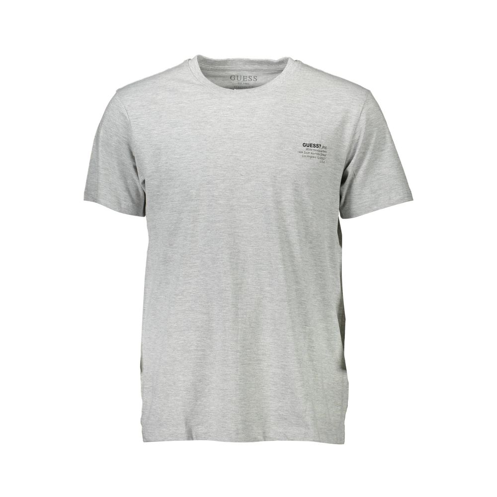 Grigio Cotone Mens T-Shirt - ventzia