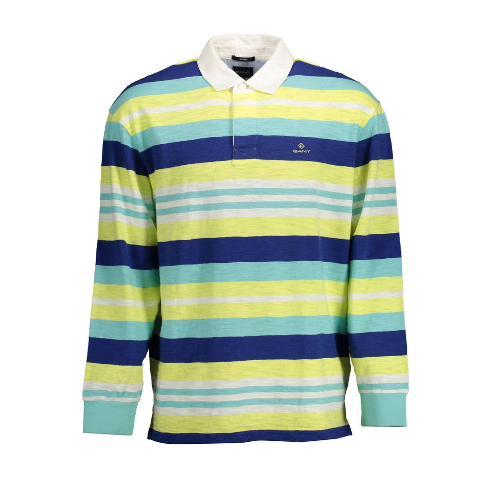 Yellow Cotton Mens Polo Shirt - ventzia