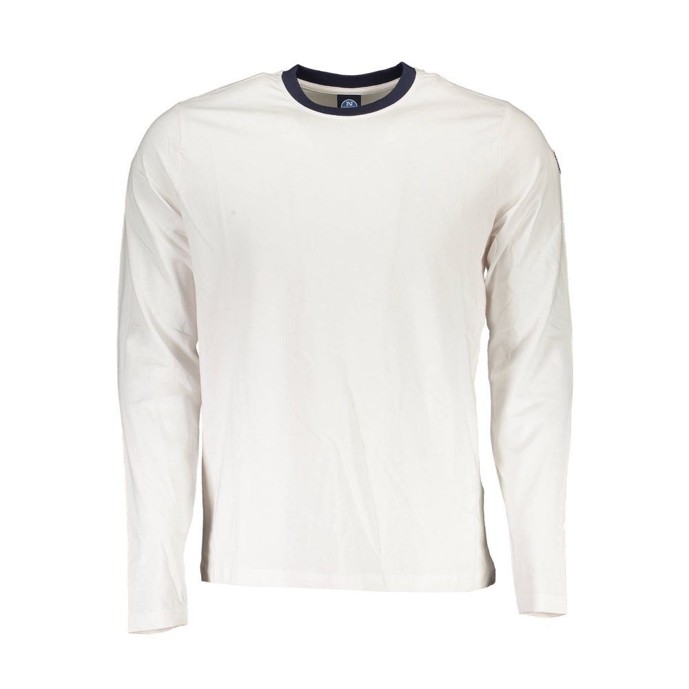 White Cotton Men T-Shirt - ventzia