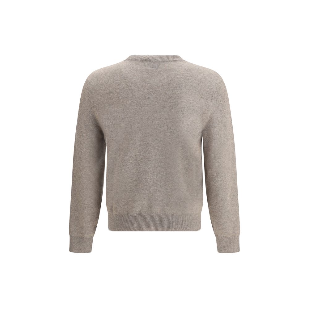 Beige Cashmere Cashmere Sweater - ventzia