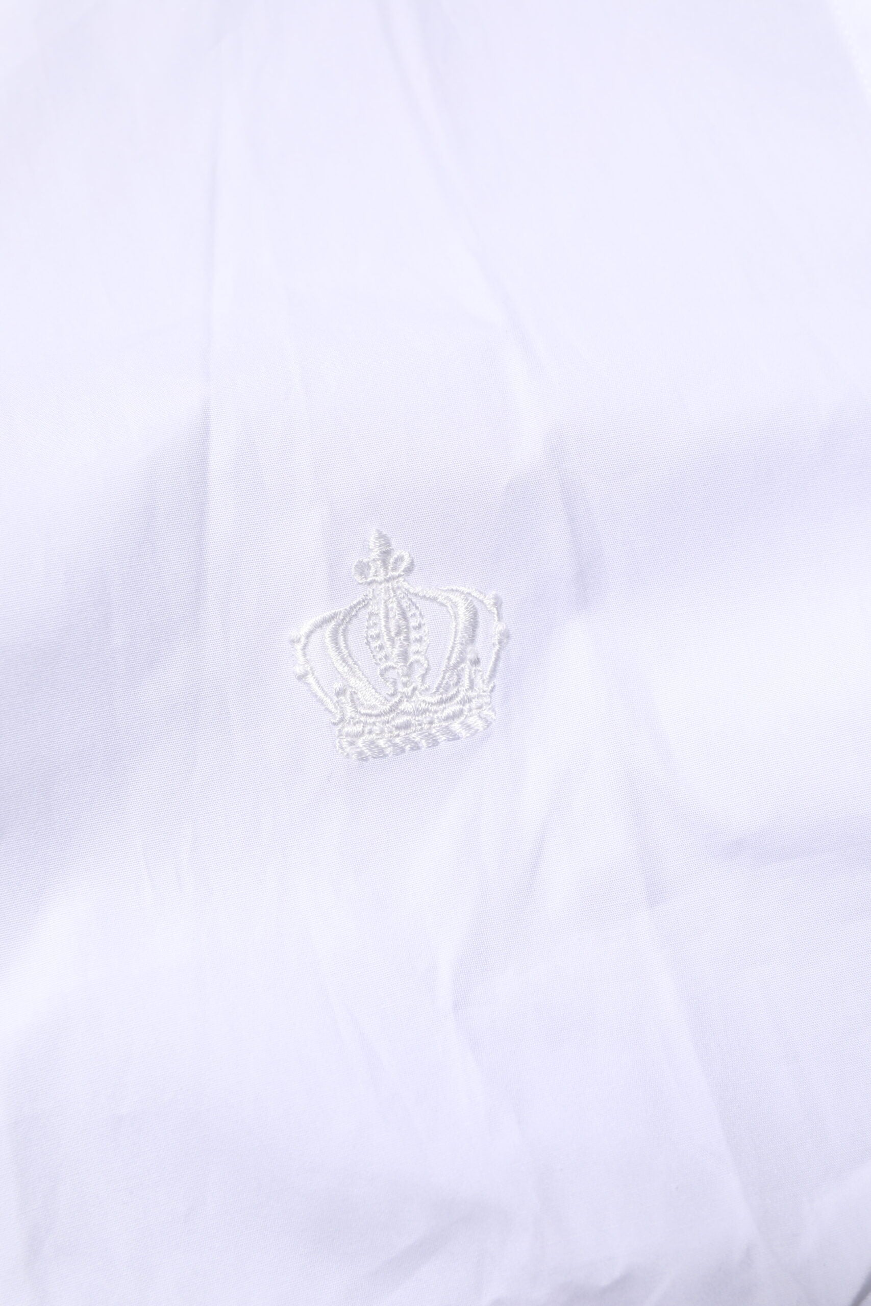 White Cotton GOLD Long Sleeves Formal Shirt - ventzia