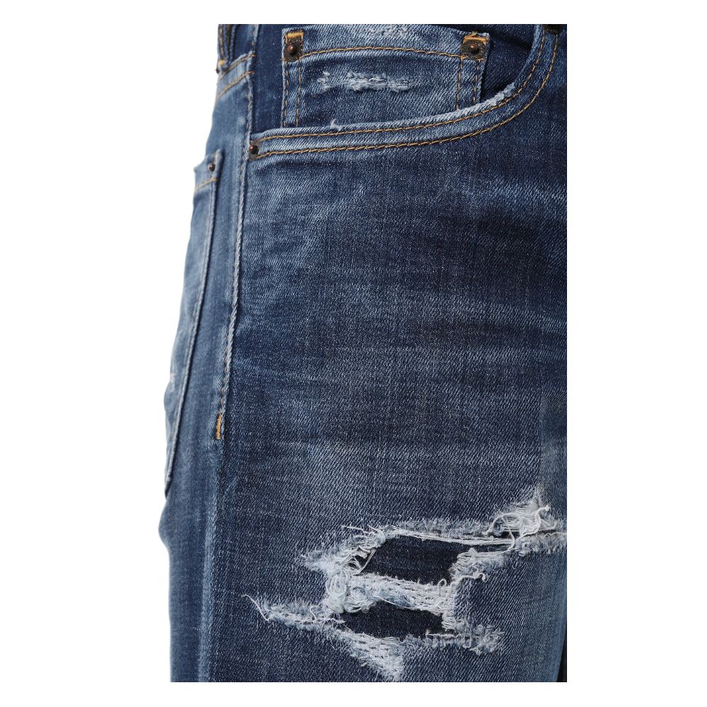 Blue Cotton Jeans & Pant - ventzia