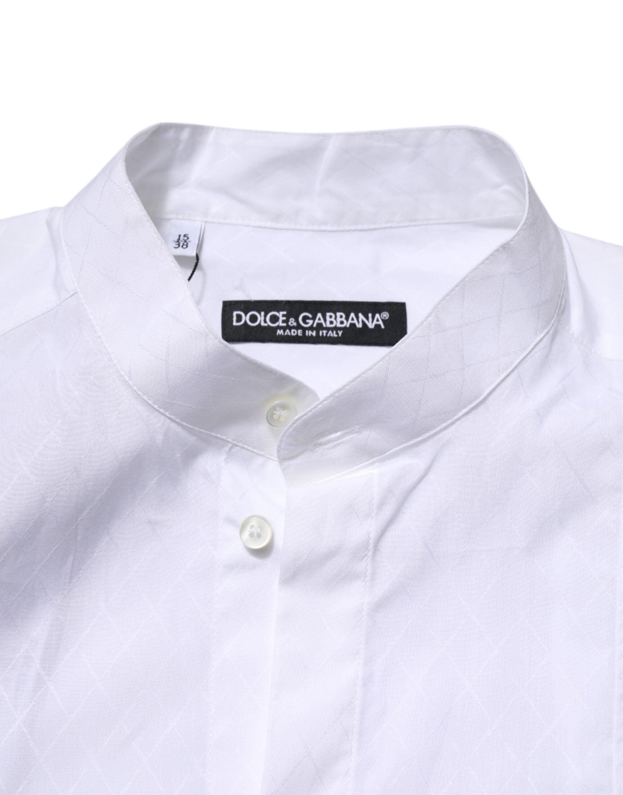 White Cotton Slim Long Sleeves Formal Shirt - ventzia