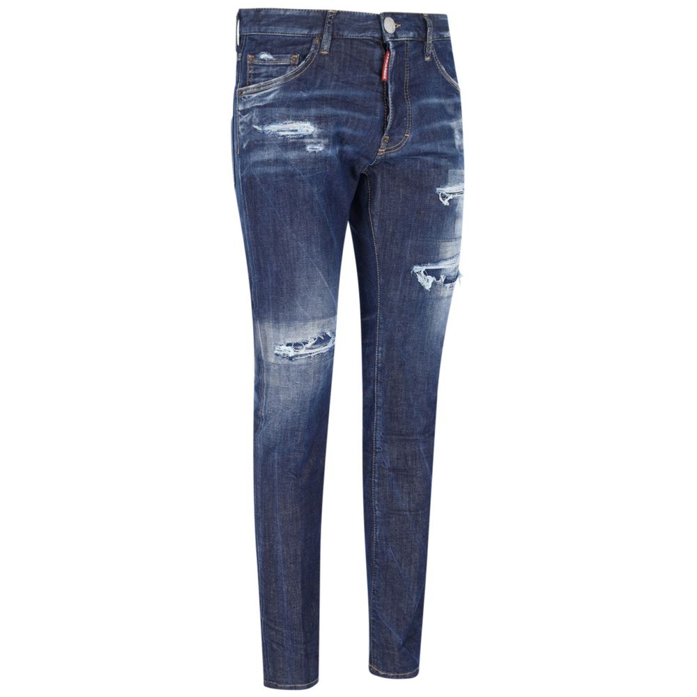 Blue Cotton Jeans & Pant - ventzia