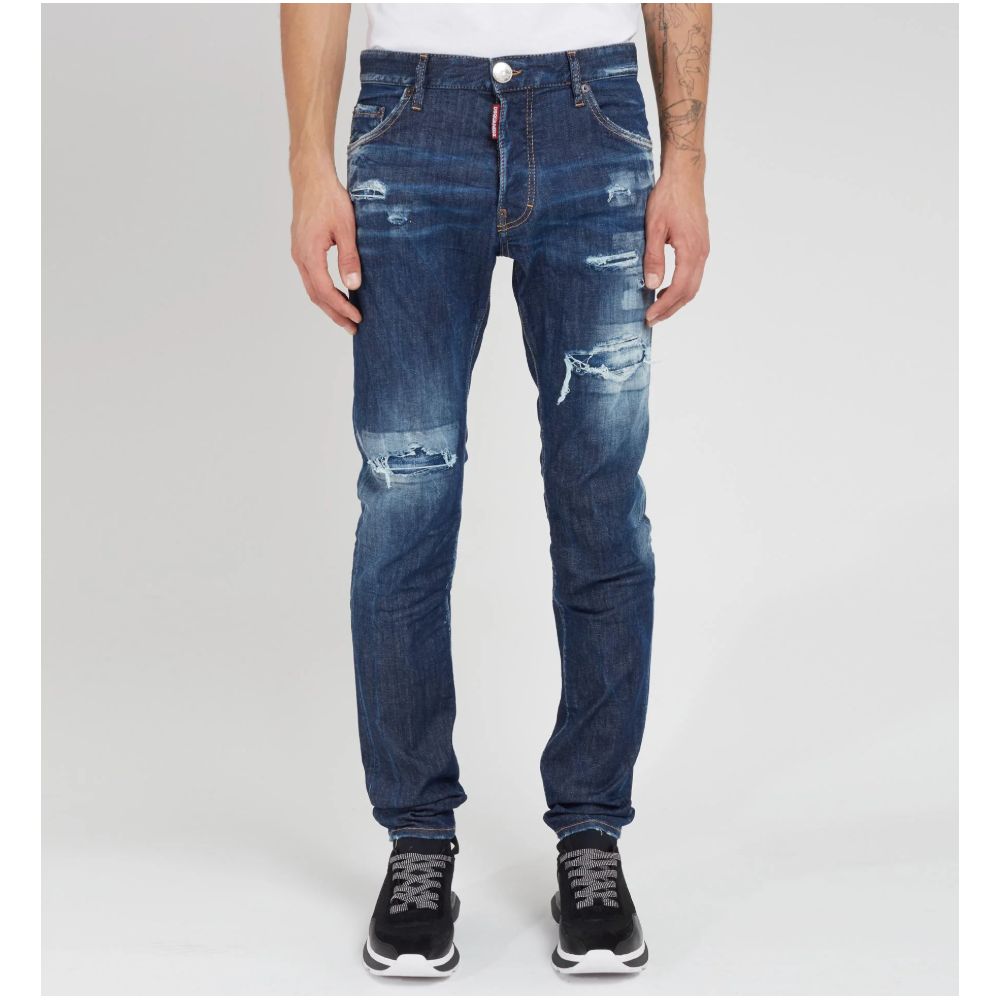 Blue Cotton Jeans & Pant - ventzia