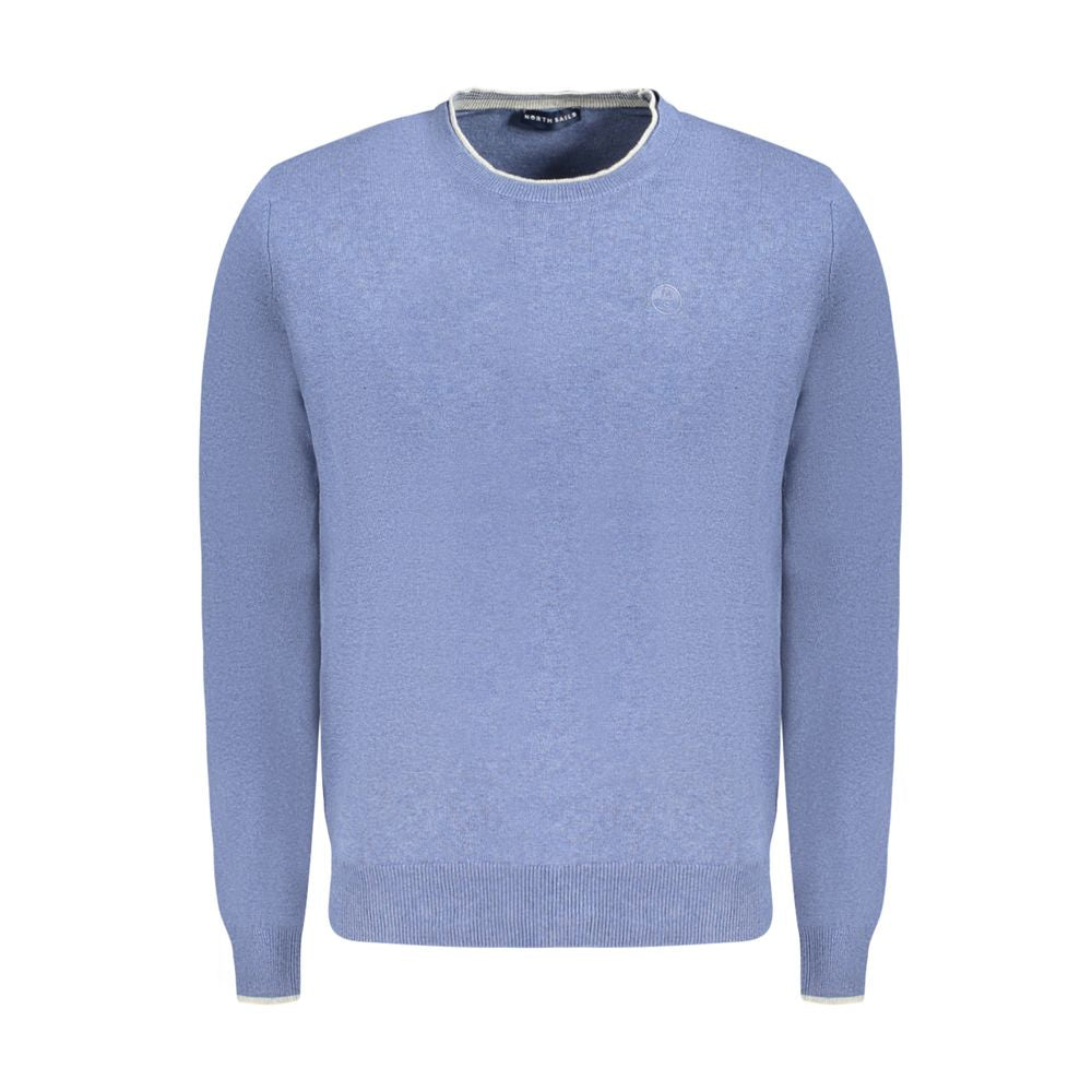 Blue Cotton Men's Sweater - ventzia
