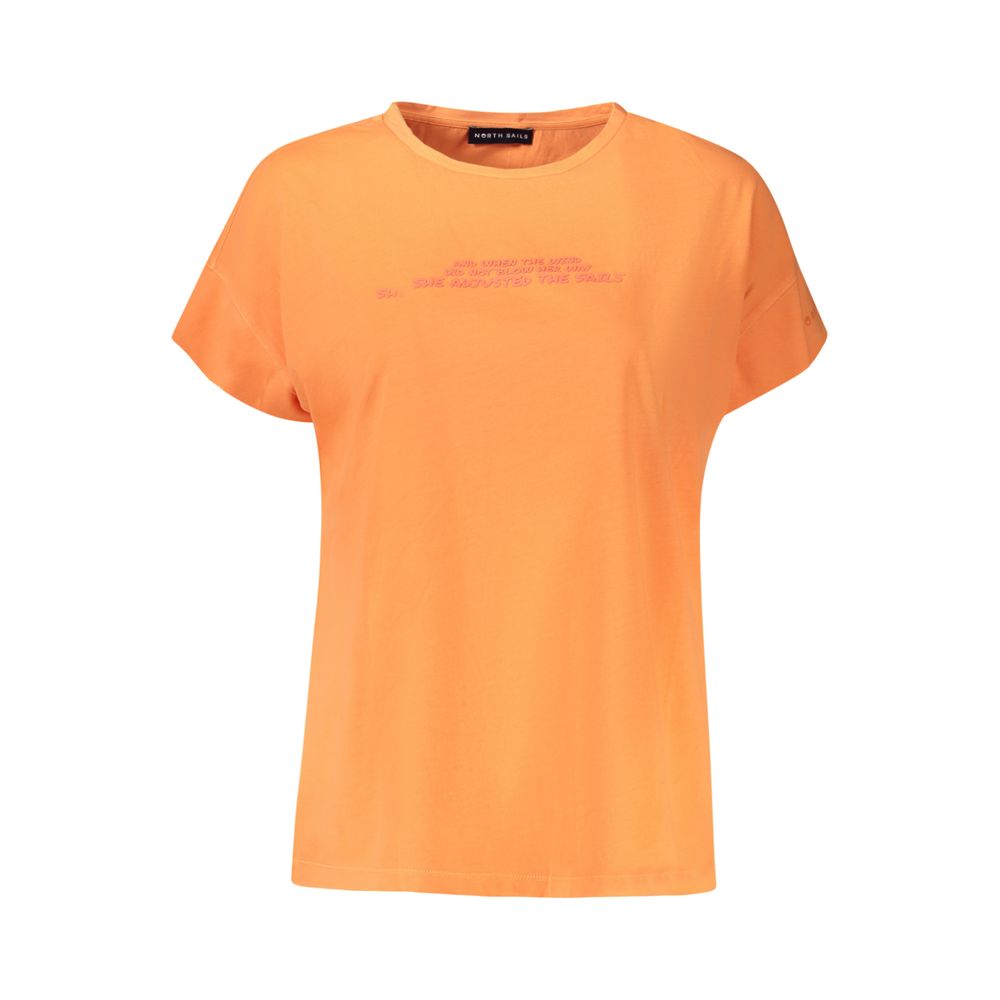 Arancione Cotton Women T-Shirt - ventzia