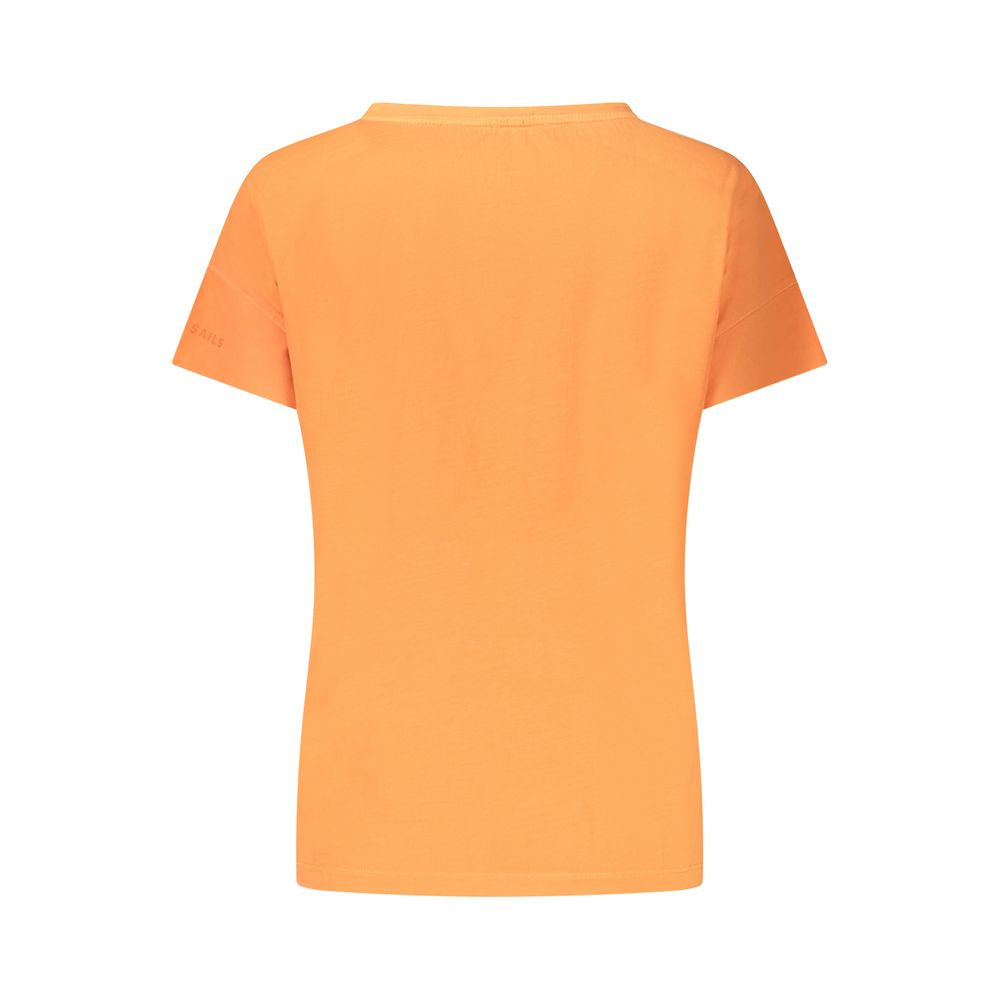 Arancione Cotton Women T-Shirt - ventzia