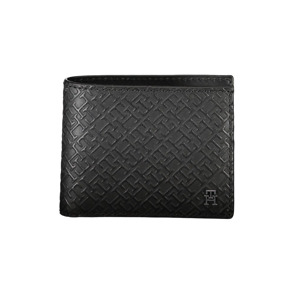 Elegant Leather Double Card Wallet with Contrast Details - ventzia