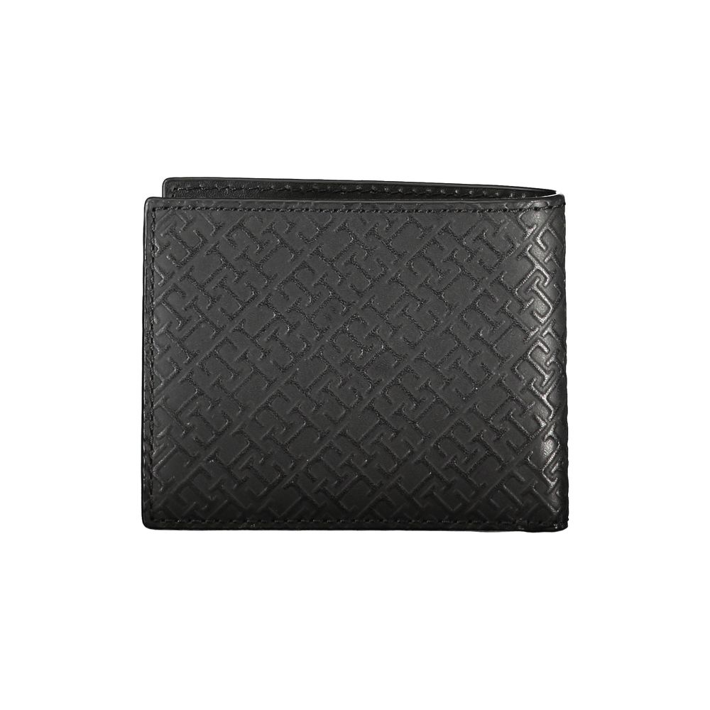 Elegant Leather Double Card Wallet with Contrast Details - ventzia