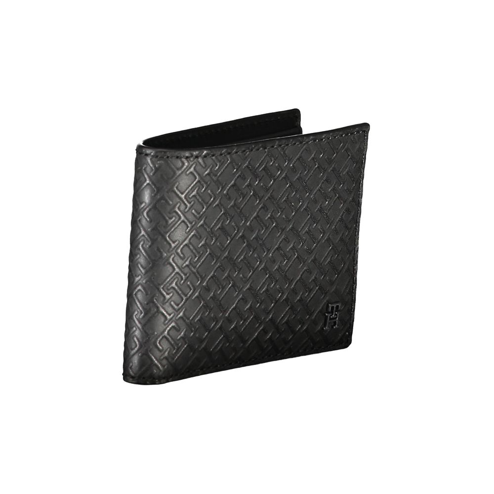 Elegant Leather Double Card Wallet with Contrast Details - ventzia