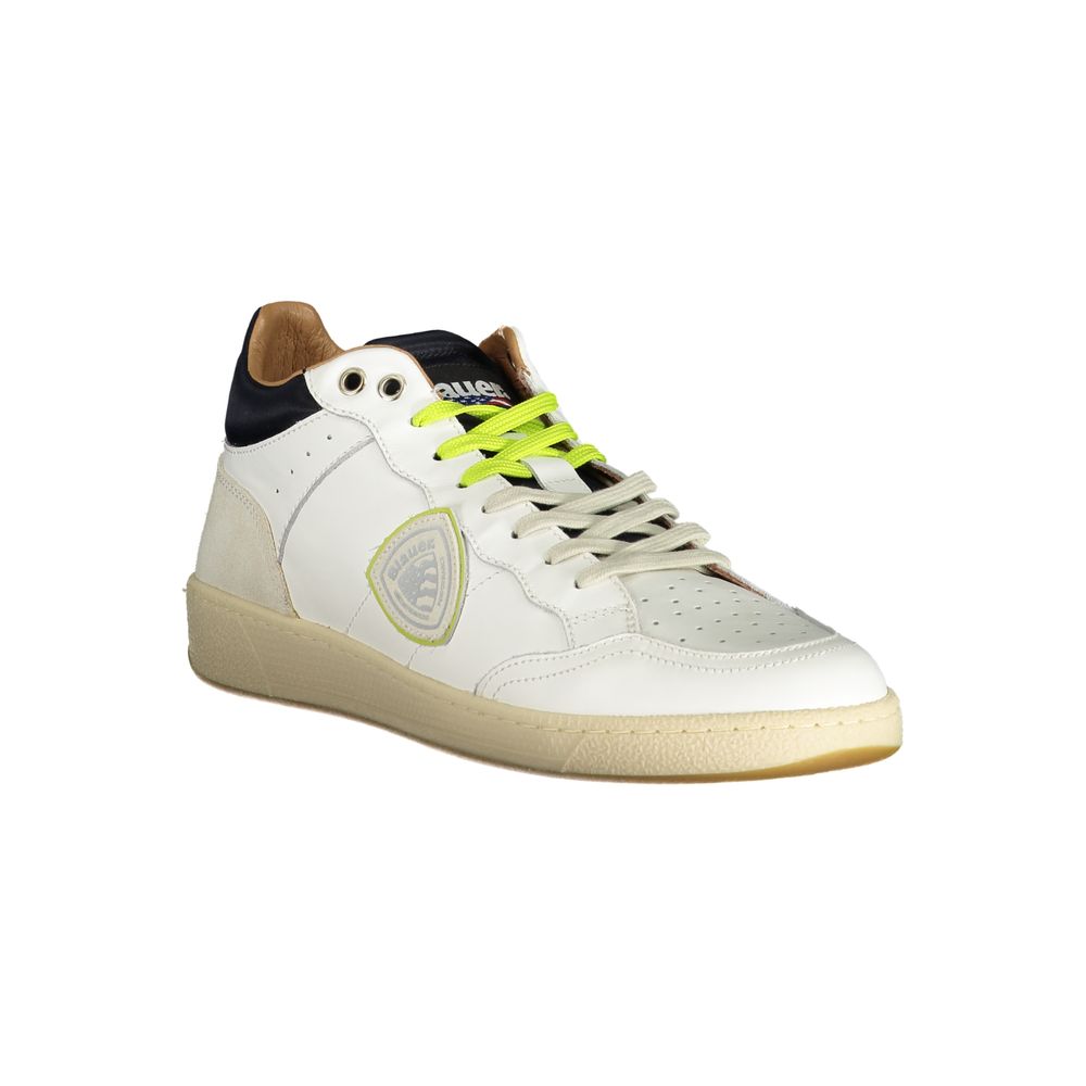 Bianco Leather Men Sneaker - ventzia