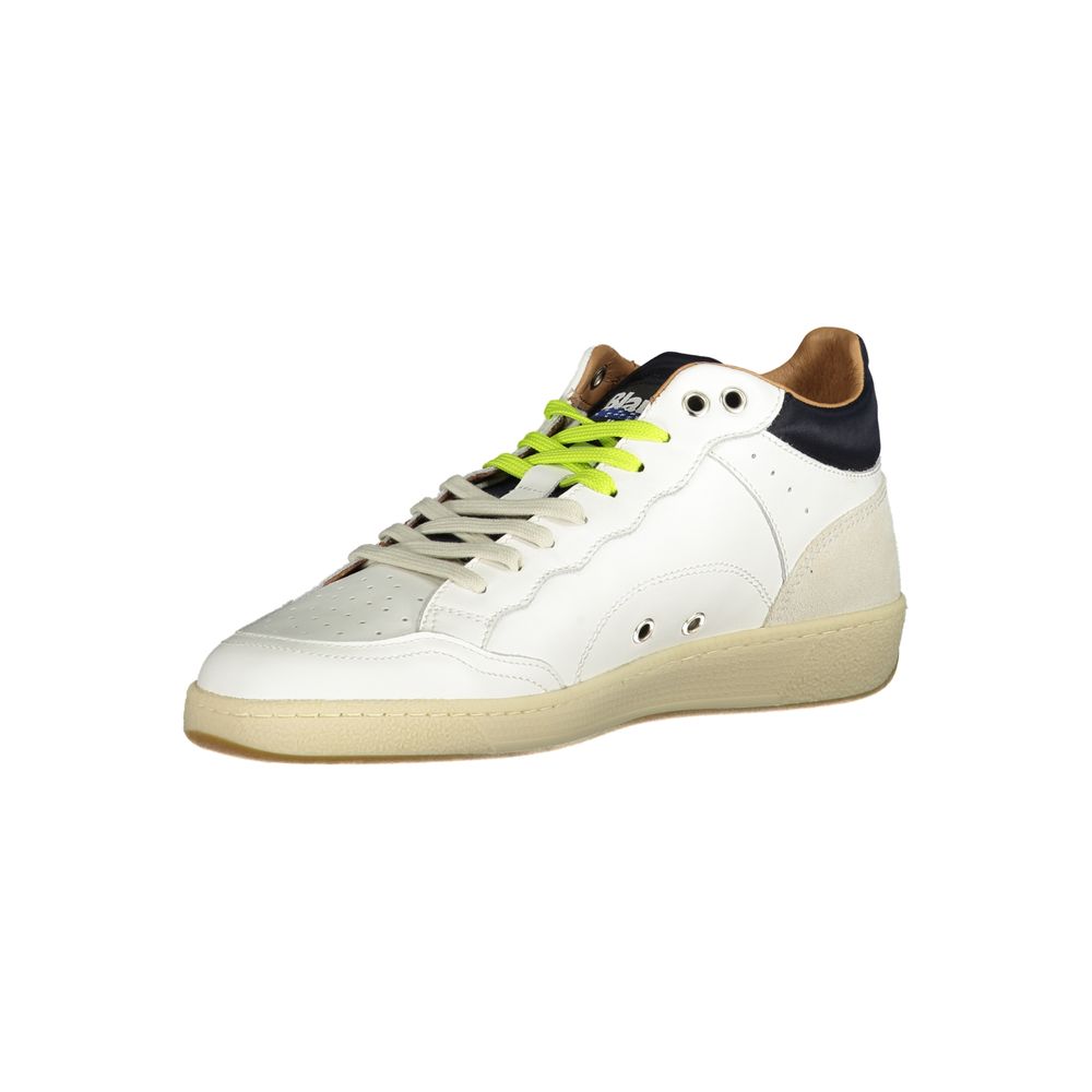 Bianco Leather Men Sneaker - ventzia